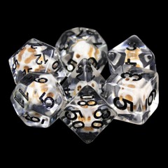 Foam Brain RPG DICE SET STONE SKULL